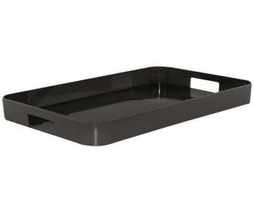 New Generation Gallery Tablett gross schwarz 53.5x34.5 cm