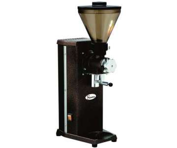 Kaffeemhle mit Beutelhalter braun