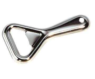 Flaschenffner Metall auf Karte, 8x4x0.5 cm