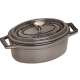 Topf oval grau 3.2 lt., 27cm