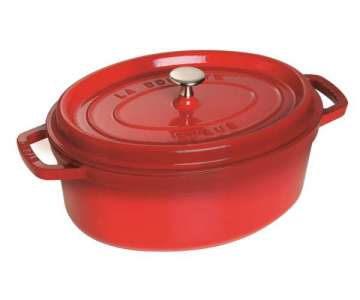 Topf oval Vitamin Kirschrot 8 lt., 37cm