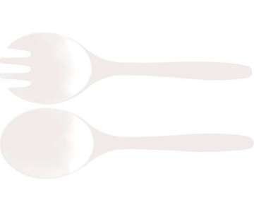 Twins Salatbesteck Mini weiss 23 cm