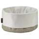 Classic Brottasche gross, H: 21 cm,  23 cm, sand/weiss
