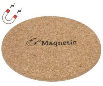 Korkuntersetzer mit Magnet  22cm