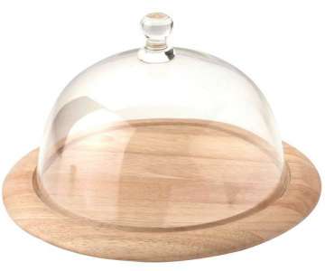 Gummibaum Kseglocke rund, 2-tlg. 26x16 cm