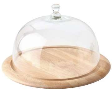 Gummibaum Kseglocke rund, 2-tlg. 33x19.5 cm