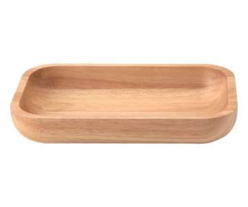 Gummibaum Schale rechteckig 30.5x20x5.5 cm