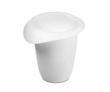 Quirltopf ohne Deckel, weiss, 22.5x2.5x2 cm, 1.2 lt