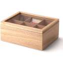 Gummibaum Teebox, 23x17.5x10 cm