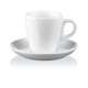 PURA Porzellan Espresso-Obere uni weiss 8cl
