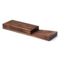 Akazie Messerblock liegend fr 5 Messer, 39x11cm