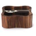 Akazie Nussschale mit Knacker 24.5x24.5x8 cm