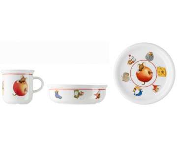 KCHENMAUS Kindersatz 3-tlg. m. Becher