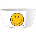 Smiley Mslischale, gelb/weiss 15 cm