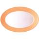TRIC/orange Platte oval (Fahne) 33cm