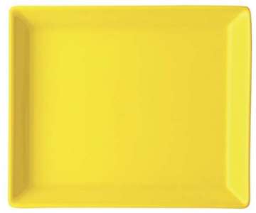 TRIC/Sun gelb Platte rechteckig 12x15cm