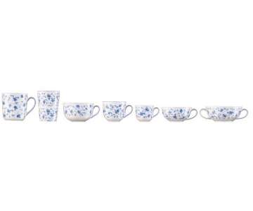 Form 1382/Blaublten Kaffee-Obertasse 0.21lt
