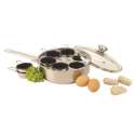 Gourmetpfanne mit Pyrex-Deckel 6 Behlter 22cm