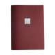 Menkarte A4 bordeaux Metallschild menu