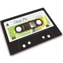 Glasschneideplatte Musik-Kassette 20x30cm