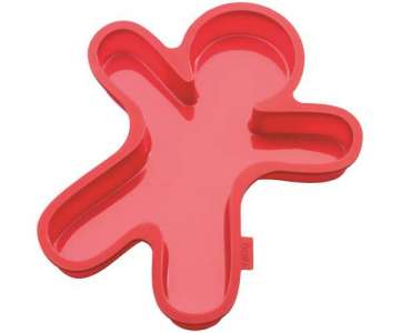 Backform Lebkuchenmann rot, 35x30x3 cm