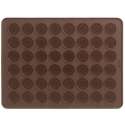 Macaron Matte braun, 40x30 cm
