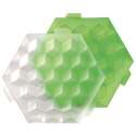 Eiswrfelbehlter grn, 21.8x19.8x4.5 cm, 2.5 dl