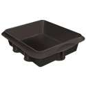 Backform Lasagneform schwarz, 25x20x6.5 cm