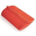Bratdnster, rot mit Tropfgitter, 24x12x5 cm