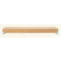Schneideblock Eiche-Alu 58x26x4cm