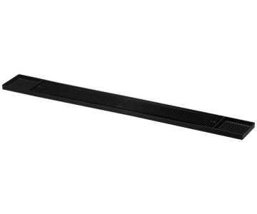 Barmatte schwarz  8.5x60cm