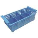 Besteckkorb blau mit 8 Fchern