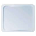 Tablett GN1/2 Rutschfest, Grau 32.5x26cm