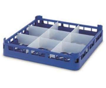 Suppentassenkorb blau, 12 Fcher