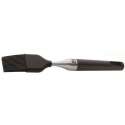 Twin Pure Black Backpinsel, Silikon, 225mm