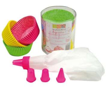 Cupcake Set mit Spritze