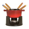 Fondue kirschrot Mini 6tlg. 10cm