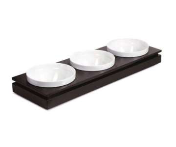 Bowl Board L Set 1, 79.5 x 26.5 cm, H 8.5 cm