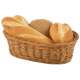Brot- und Obstkorb oval, ca.23 x 17cm, H 8.5cm