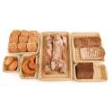 Poly-Rattan Flechtkorb GN 2/3, ca. 32.5 x 35.4 cm, H 10 cm