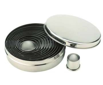 Ausstechset 12-tlg. 3cm-14cm, Edelstahl