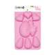 7ner Silikonbackform Barbapapa