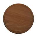 Schneidebrett rund gelt 25x1.5cm 2er-Set, Buche