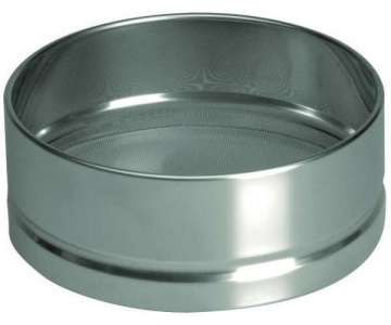 Edelstahlsieb Mehl � 21 cm