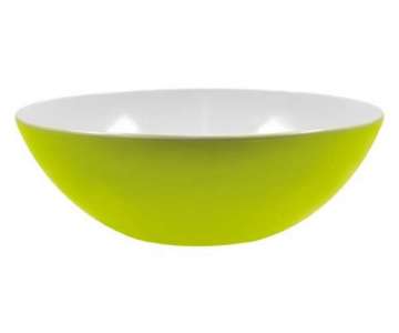 Duo Salatschale flach grn/weiss 32 cm