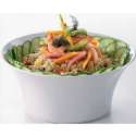 Salatschssel rund, 25 cm, weiss