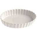 Tortenform oval, 15x11x2.7 cm, weiss