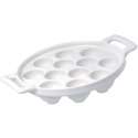 Schneckenpfanne 12 Lcher, weiss