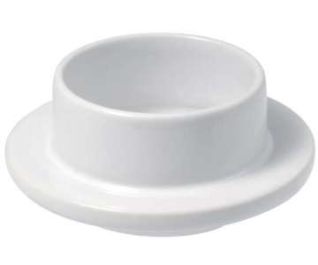 Butterschale, 9 cm, weiss