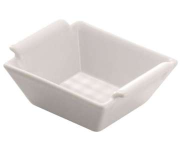 Mini Sch�lchen quadratisch, 6 cm, weiss